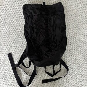 Black Drawstring Backpack
